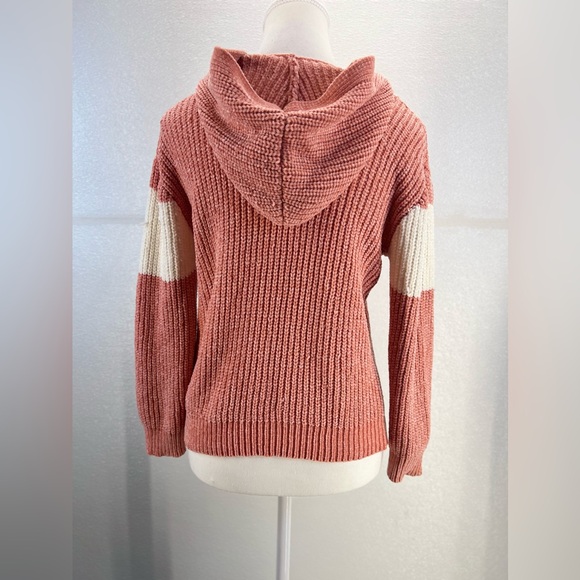 DKNY Girls Pink Sweatshirt Hoodie knit SIZE LARGE - Picture 8 of 17